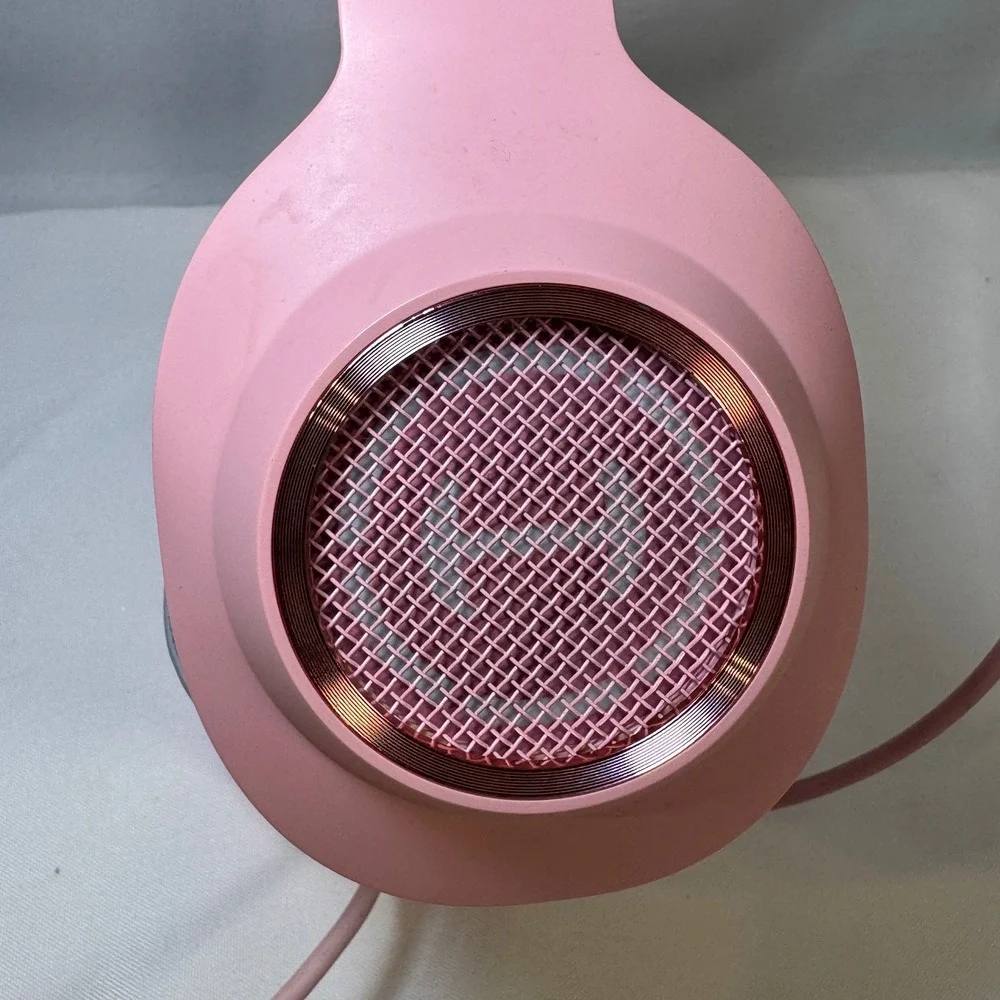 Edifier Hecate G2 II Gaming Headset Pink Wired USB Over Ear Headphones with Mic